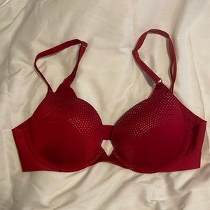 Victoria’s Secret, red and gold push up bra. 34B, never worn.